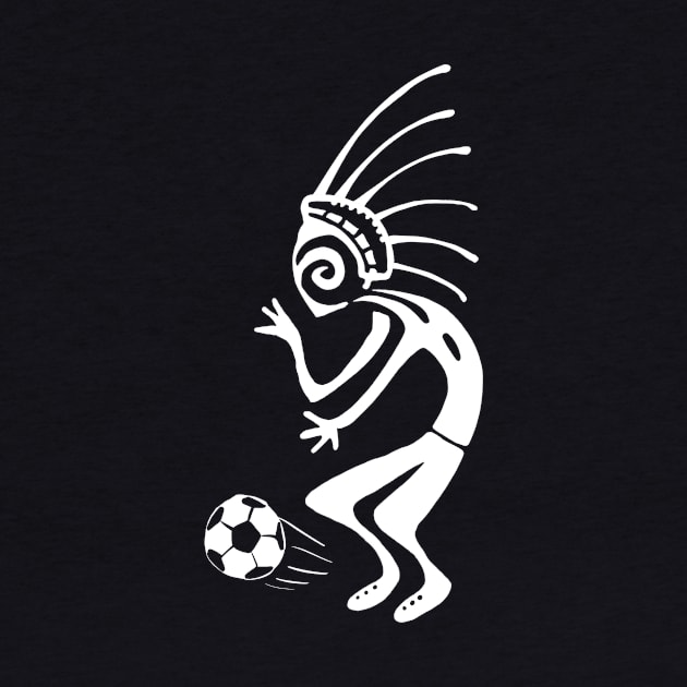 Kokopelli soccer white by ngmx